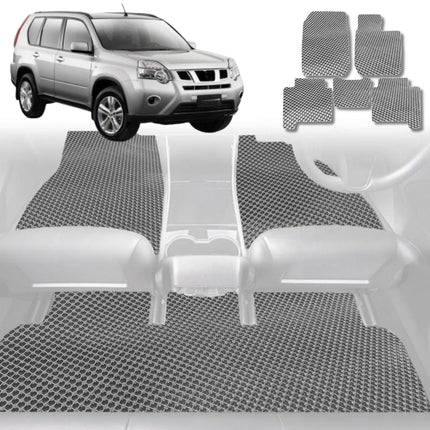 6D Diamond Car Floor Mats for Nissan QASHQAI 2022 - Current (J12) - Custom-Fit Carpet Liner - 0