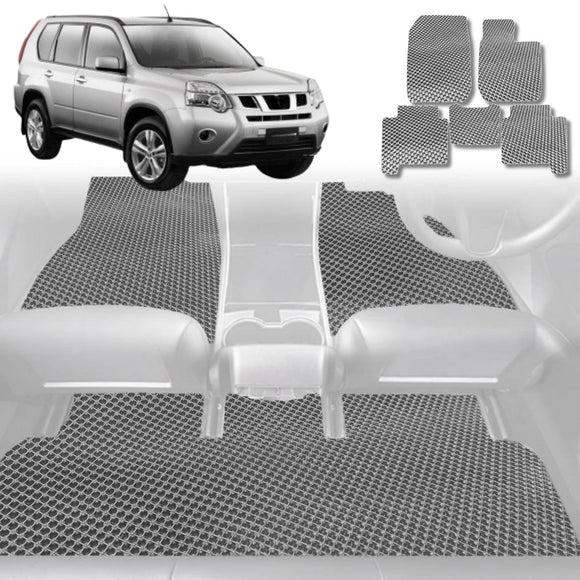6D Diamond Car Floor Mats for Nissan QASHQAI 2022 - Current (J12) - Custom-Fit Carpet Liner