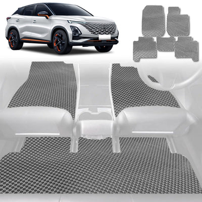 6D Diamond Car Floor Mats for Chery OMODA 5 GT 2024 - Current (GT FX) - Custom-Fit Carpet Liner - 0