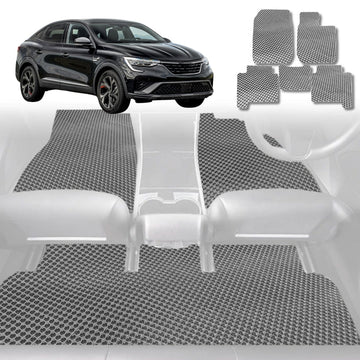 6D Diamond Car Floor Mats for Renault Arkana 2021 - Current - Custom-Fit Carpet Liner - 0
