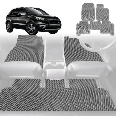 6D Diamond Car Floor Mats for Renault KOLEOS 2016 - Current (HC) - Custom-Fit Carpet Liner - 0
