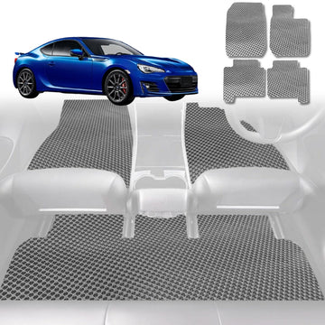 6D Diamond Car Floor Mats for Subaru BRZ 2021 - Current Z1 - Custom-Fit Carpet Liner - 0