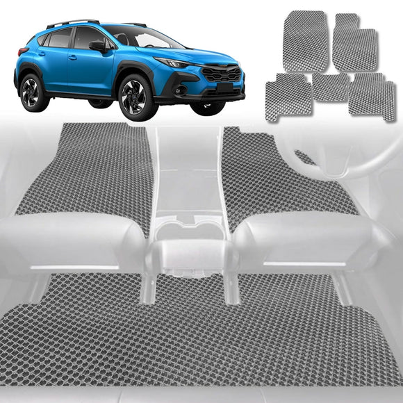 6D Diamond Car Floor Mats for Subaru Crosstrek 2023 - Current (GU) - Custom-Fit Carpet Liner
