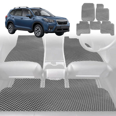 6D Diamond Car Floor Mats for Subaru Forester 2018 - Current (SK) - Custom-Fit Carpet Liner - 0