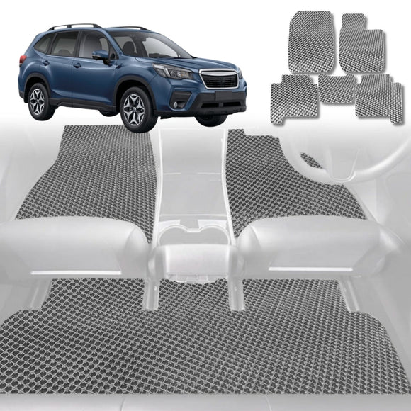 6D Diamond Car Floor Mats for Subaru Forester 2018 - Current (SK) - Custom-Fit Carpet Liner