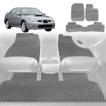 6D Diamond Car Floor Mats for Subaru Impreza 2000 - 2007 GD, GG, GG Facelift - Custom-Fit Carpet Liner - 0