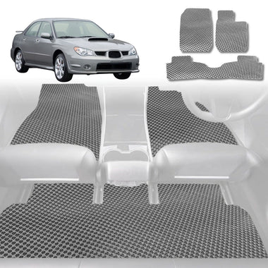 6D Diamond Car Floor Mats for Subaru Impreza 2000 - 2007 GD, GG, GG Facelift - Custom-Fit Carpet Liner - 0