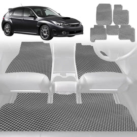 6D Diamond Car Floor Mats for Subaru Impreza 2007 - 2011 G3 - Custom-Fit Carpet Liner - 0