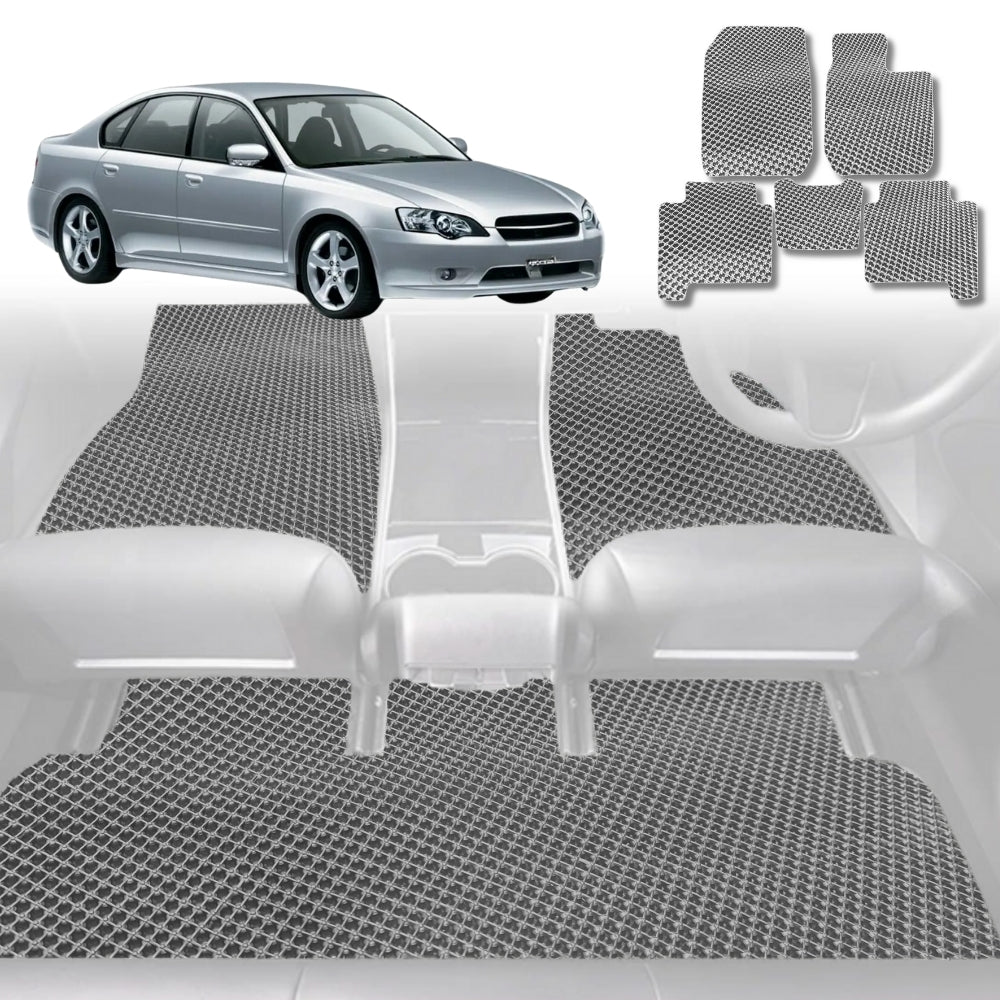 6D Diamond Car Floor Mats for Subaru Liberty 2015 - 2020 6GEN - Custom-Fit Carpet Liner - 0