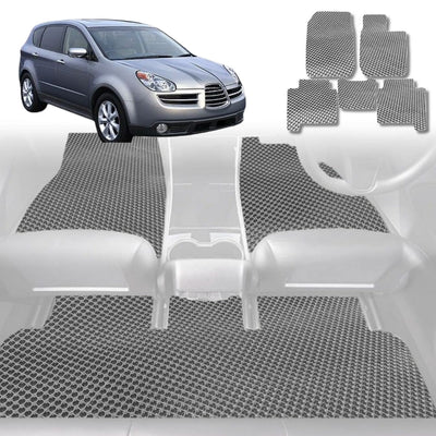 6D Diamond Car Floor Mats for Subaru Tribeca 2005 - 2014 (B9) - Custom-Fit Carpet Liner - 0