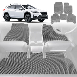 6D Diamond Car Floor Mats for Subaru XV 2017 - 2022 (GT) - Custom-Fit Carpet Liner - 0