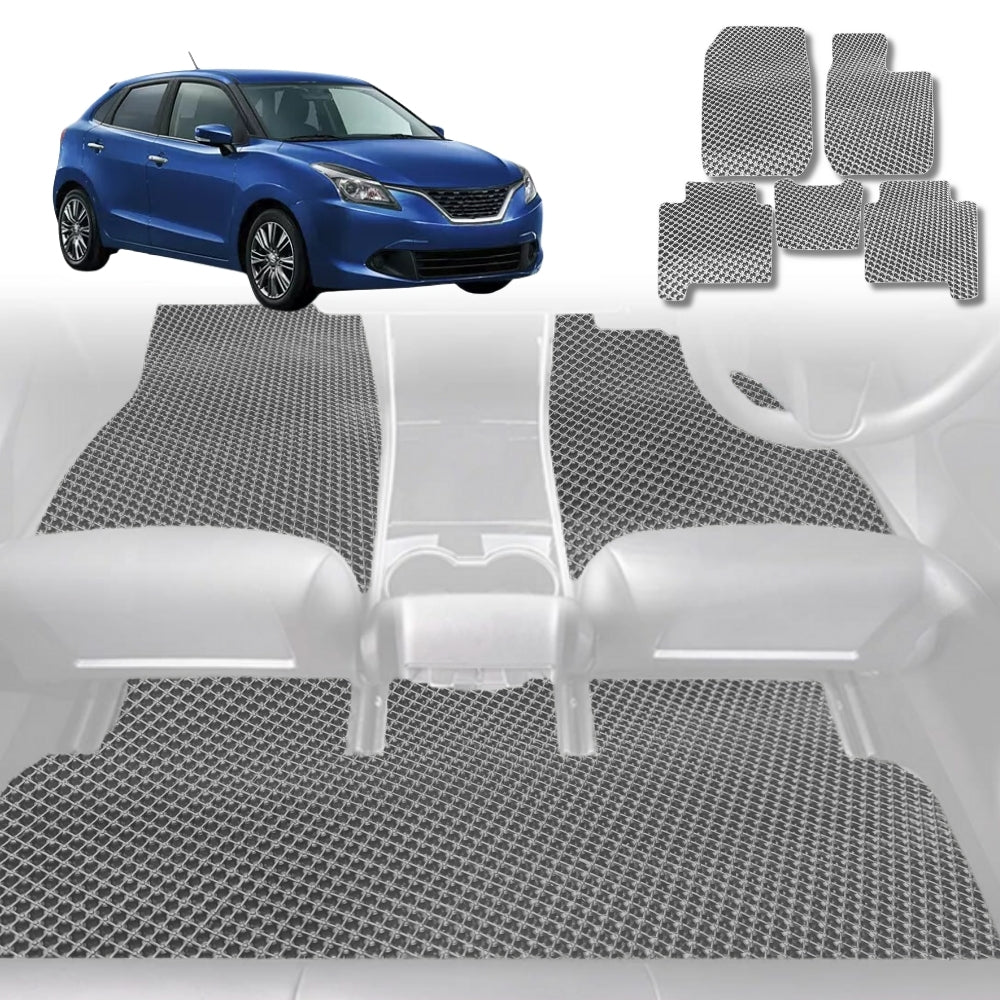 6D Diamond Car Floor Mats for Suzuki Baleno 2015 - Current EW - Custom-Fit Carpet Liner - 0