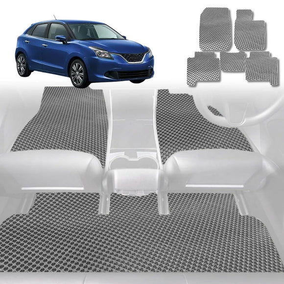 6D Diamond Car Floor Mats for Suzuki Baleno 2015 - Current EW - Custom-Fit Carpet Liner