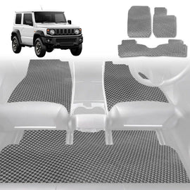6D Diamond Car Floor Mats for Suzuki Jimny 1998 - 2018 JB - Custom-Fit Carpet Liner - 0