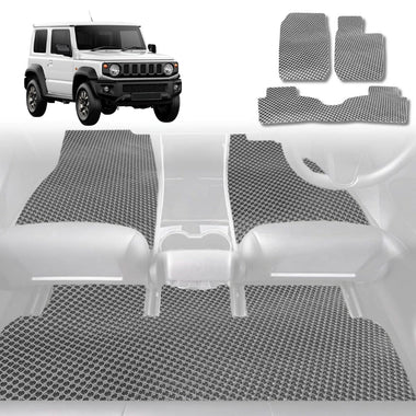 6D Diamond Car Floor Mats for Suzuki Jimny 1998 - 2018 JB - Custom-Fit Carpet Liner - 0
