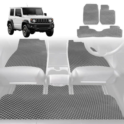 6D Diamond Car Floor Mats for Suzuki Jimny 1998 - 2018 JB - Custom-Fit Carpet Liner - 0