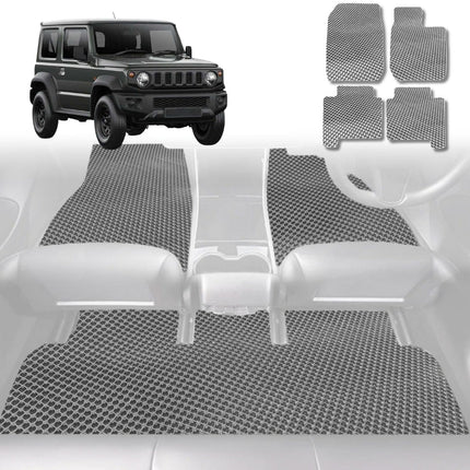 6D Diamond Car Floor Mats for Suzuki Jimny 2018 - Current Auto - Custom-Fit Carpet Liner - 0