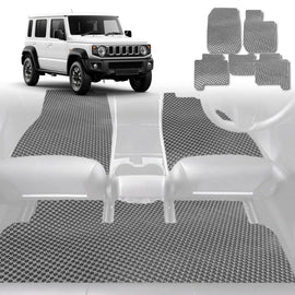 6D Diamond Car Floor Mats for Suzuki Jimny XL Auto 2023 - Current (GLX) - Custom-Fit Carpet Liner - 0