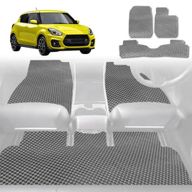 6D Diamond Car Floor Mats for Suzuki Swift Sport 2017 - Current (AZ) - Custom-Fit Carpet Liner - 0