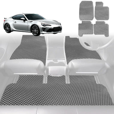 6D Diamond Car Floor Mats for Toyota 86 2012 - 2021 - Custom-Fit Carpet Liner - 0