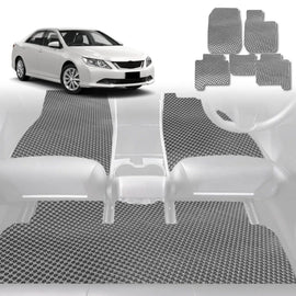 6D Diamond Car Floor Mats for Toyota Aurion 2012 - 2017 (XV50) - Custom-Fit Carpet Liner - 0