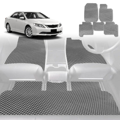6D Diamond Car Floor Mats for Toyota Aurion 2012 - 2017 (XV50) - Custom-Fit Carpet Liner - 0