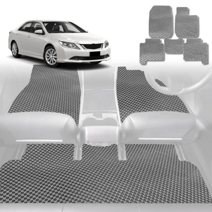 6D Diamond Car Floor Mats for Toyota Aurion 2012 - 2017 (XV50) - Custom-Fit Carpet Liner - 0