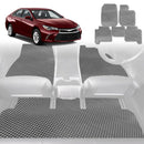 6D Diamond Car Floor Mats for Toyota Camry 2012 - 2017 (XV50) - Custom-Fit Carpet Liner-2