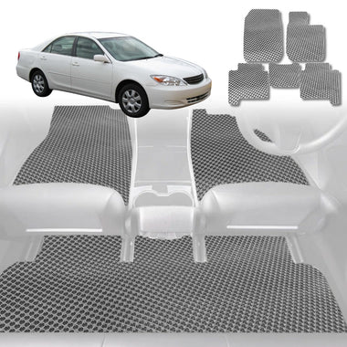 6D Diamond Car Floor Mats for Toyota Camry 2002 - 2006 (XV30) - Custom-Fit Carpet Liner - 0