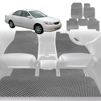 6D Diamond Car Floor Mats for Toyota Camry 2002 - 2006 (XV30) - Custom-Fit Carpet Liner - 0