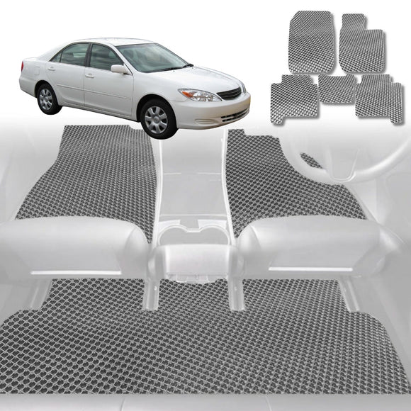 6D Diamond Car Floor Mats for Toyota Camry 2002 - 2006 (XV30) - Custom-Fit Carpet Liner