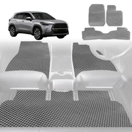 6D Diamond Car Floor Mats for Toyota Corolla Cross 2020 - Current (XG10) - Custom-Fit Carpet Liner - 0
