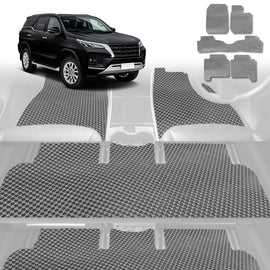 6D Diamond Car Floor Mats for Toyota Fortuner 2015 - Current (AN150/AN160) - Custom-Fit Carpet Liner - 0