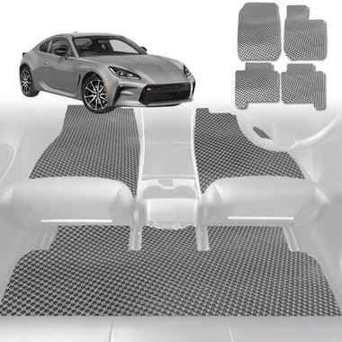 6D Diamond Car Floor Mats for Toyota GR86 2022 - Current - Custom-Fit Carpet Liner - 0
