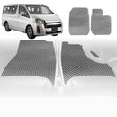 6D Diamond Car Floor Mats for Toyota Hiace Van 2019 - Current (Crew) - Custom-Fit Carpet Liner-2