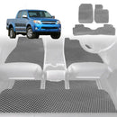 6D Diamond Car Floor Mats for Toyota Hilux Double Cab 1997 - 2005 - Custom-Fit Carpet Liner-2