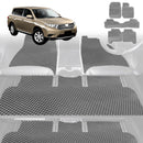 6D Diamond Car Floor Mats for Toyota Kluger 2014 - 2020 (XU50) - Custom-Fit Carpet Liner-2