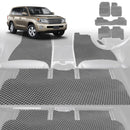 6D Diamond Car Floor Mats for Toyota LandCruiser 200 2012 - 2021 (Sahara) - Custom-Fit Carpet Liner-2