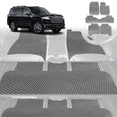 6D Diamond Car Floor Mats for Toyota LandCruiser 200 2012 - 2021 (GX GXL) - Custom-Fit Carpet Liner-2