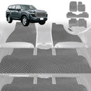 6D Diamond Car Floor Mats for Toyota LandCruiser 300 2021 - Current - Custom-Fit Carpet Liner-2