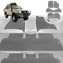 6D Diamond Car Floor Mats for Toyota LandCruiser 80 1990 - 1998 - Custom-Fit Carpet Liner-2