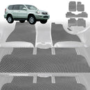 6D Diamond Car Floor Mats for Toyota Prado 2002 - 2009 (J120) - Custom-Fit Carpet Liner-2
