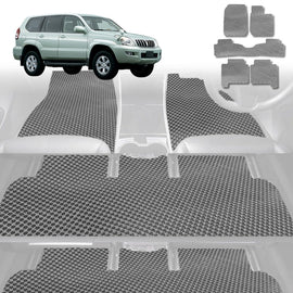 6D Diamond Car Floor Mats for Toyota Prado 2002 - 2009 (J120) - Custom-Fit Carpet Liner - 0