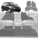 6D Diamond Car Floor Mats for Toyota Yaris 2005 - 2010 XP90 - Custom-Fit Carpet Liner-2