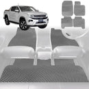 6D Diamond Car Floor Mats for VolksWagen Amarok Dual Cab 2022 - Current 2H Facelift - Custom-Fit Carpet Liner-2