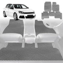 6D Diamond Car Floor Mats for VolksWagen Golf 2013 - 2021 Hatch/Wagon (MK7) - Custom-Fit Carpet Liner-2