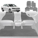 6D Diamond Car Floor Mats for VolksWagen Passat 2015 - Current (B8) - Custom-Fit Carpet Liner-2