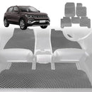6D Diamond Car Floor Mats for VolksWagen T-Cross 2020 - Current (C1) - Custom-Fit Carpet Liner-2