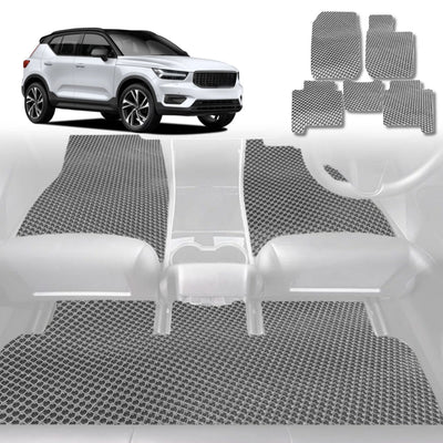 6D Diamond Car Floor Mats for Volvo XC40 2018 - Current - Custom-Fit Carpet Liner - 0