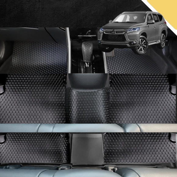 6D PRO Car Floor Mats for Mitsubishi Pajero Sport 2015 - Current (KR/KS/QE/QF) (Ultimate Set)